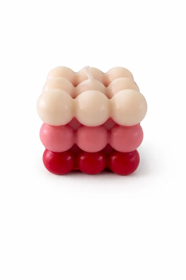Bubble_Cube_Candles_Set_of_2_|_Aesthetic_Decorative_Scented_Wax_Candles_for_Home_Décor,_Gifting_&_Table_Centerpiece_|_Pink_&_White_Gradient_Design_(5.5_cm)