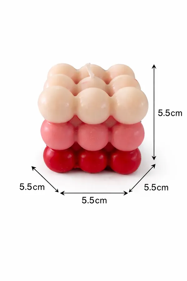 Bubble_Cube_Candles_Set_of_2_|_Aesthetic_Decorative_Scented_Wax_Candles_for_Home_Décor,_Gifting_&_Table_Centerpiece_|_Pink_&_White_Gradient_Design_(5.5_cm)