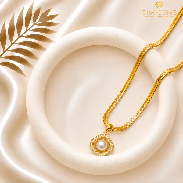 Luna_Pearl_Halo_Pendant_Necklace_GIMIGEMS_18K_Gold-Plated,_Anti-Tarnish_Square_Pearl_Pendant_Necklace_for_Women_|_316L_Stainless_Steel_|_Waterproof_|_Hypoallergenic_|_Premium_PVD_Gold_Plated_Minimalist_Daily_Wear_Jewelry