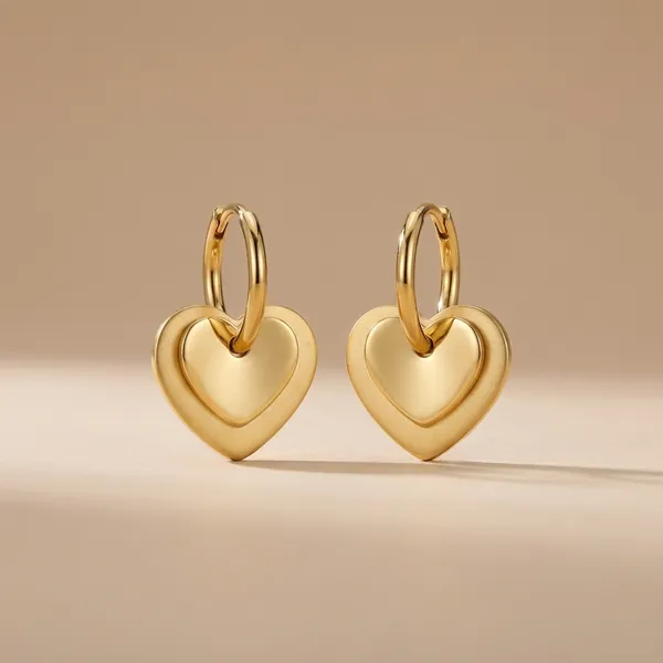 Gold-Plated_Double_Heart_Drop_Earrings