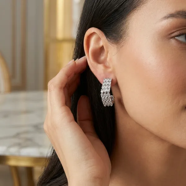 Silver-Tone_Triple_Row_Crystal_Hoop_Earrings
