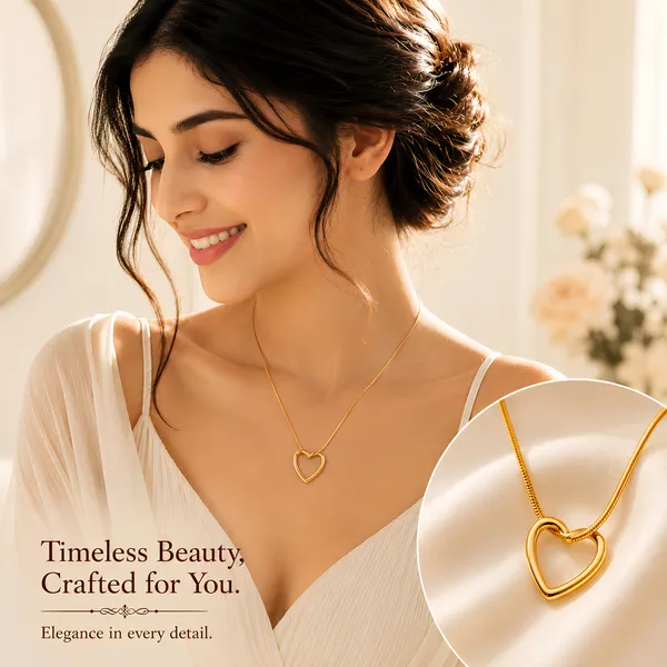 Gold-Tone_Heart_Pendant_Necklace_With_Snake_Chain