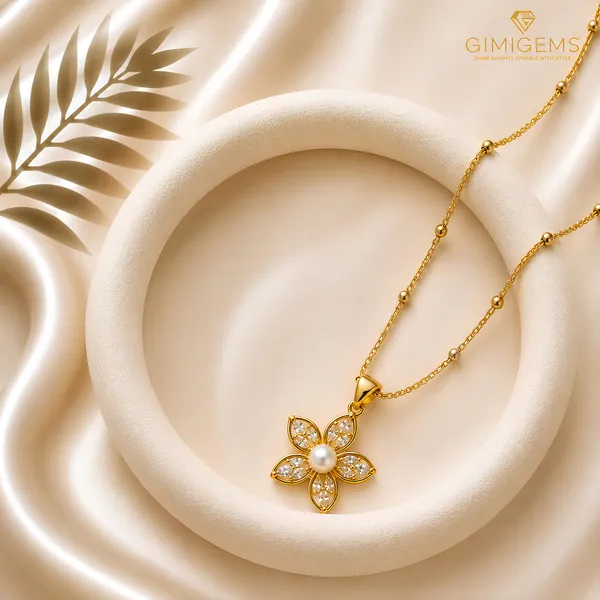 Bloom_Pearl_Floral_Pendant_Necklace_GIMIGEMS_18K_Gold-Plated,_Anti-Tarnish_316L_Stainless_Steel_Flower_Pendant_Necklace_for_Women_with_Pearl_&_CZ_Stones_|_Waterproof,_Hypoallergenic,_PVD_Gold_Plated_Daily_Wear_Jewelry_Gift