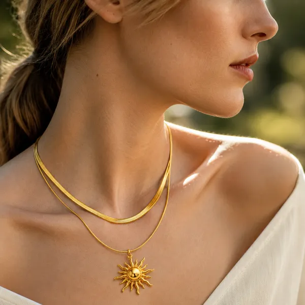 Celestia_Sun_Pendant_Double_Layer_Necklace_–_GIMIGEMS_18K_Gold-Plated,_Anti-Tarnish,_Waterproof_316L_Stainless_Steel_Layered_Gold_Necklace_for_Women_|_.05_Micron_Thick_PVD_Gold_Plating_|_Hypoallergenic_Luxury_Jewelry