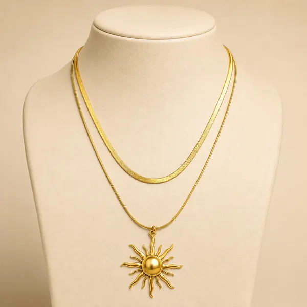 Celestia_Sun_Pendant_Double_Layer_Necklace_–_GIMIGEMS_18K_Gold-Plated,_Anti-Tarnish,_Waterproof_316L_Stainless_Steel_Layered_Gold_Necklace_for_Women_|_.05_Micron_Thick_PVD_Gold_Plating_|_Hypoallergenic_Luxury_Jewelry