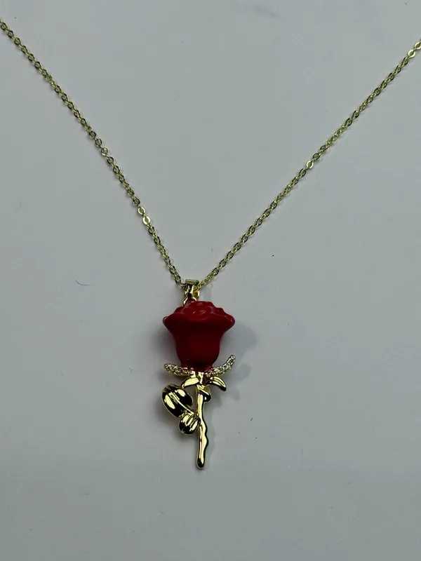 Crimson_Rose_Pendant_Necklace_for_Women_|_GIMIGEMS_18K_Gold-Plated,_Anti-Tarnish