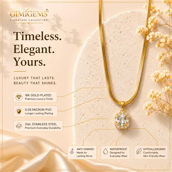 Cushion-Cut_Crystal_Halo_Pendant_Necklace_–_GIMIGEMS_18K_Gold-Plated,_Anti-Tarnish_316L_Stainless_Steel_Waterproof_Necklace_for_Women_&_Girls_|_Hypoallergenic_PVD_Gold_Plated_Daily_Wear_Jewellery_|_Gift_for_Her