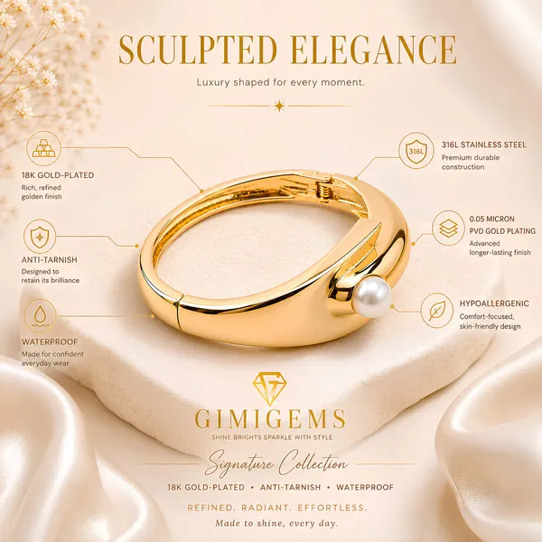 Elegant_Gold-Toned_Pearl_Cuff_Bracelet_With_Geometric_Design