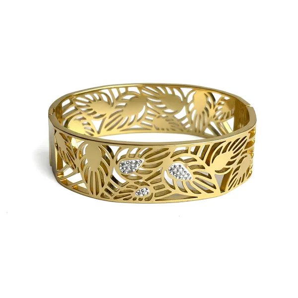 Elegant_Gold-Plated_Floral_Filigree_Bangle_With_Crystal_Accents