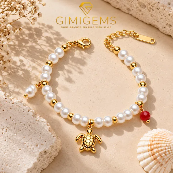 GIMIGEMS_Pearl_Turtle_Charm_Bracelet_for_Women