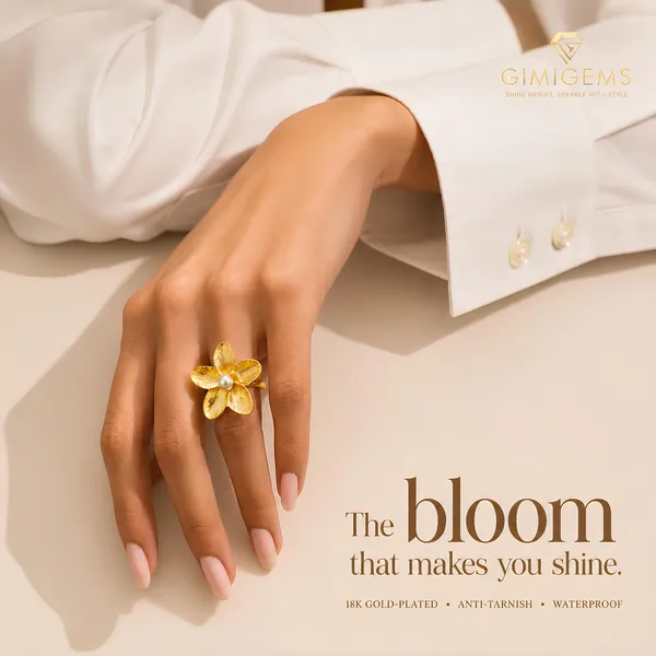 Pearl_Flower_Statement_Ring_|_GIMIGEMS_18K_Gold-Plated_Anti-Tarnish_|_Waterproof_Hypoallergenic_Adjustable_Cocktail_Ring_for_Women_|_316L_Stainless_Steel_PVD_Gold_Jewellery