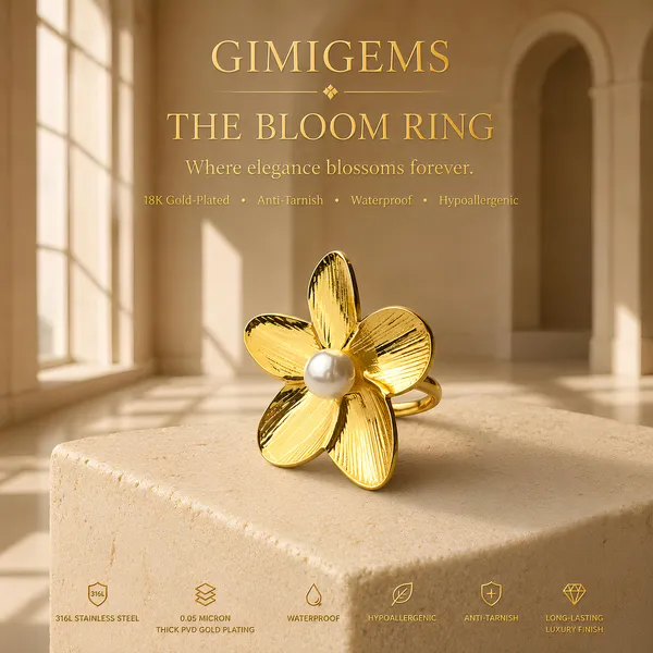 Pearl_Flower_Statement_Ring_|_GIMIGEMS_18K_Gold-Plated_Anti-Tarnish_|_Waterproof_Hypoallergenic_Adjustable_Cocktail_Ring_for_Women_|_316L_Stainless_Steel_PVD_Gold_Jewellery