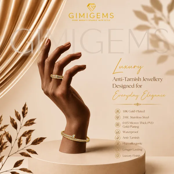 Luxury_Nail_Bracelet_&_Adjustable_Ring_Combo_–_GIMIGEMS_18K_Gold-Plated,_Anti-Tarnish_American_Diamond_Bracelet_Kada_&_Finger_Ring_Set_for_Women_|_316L_Stainless_Steel_|_Waterproof_|_Hypoallergenic