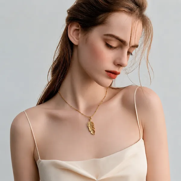 Nature_Feather_Pendant_Necklace_|_GIMIGEMS_18K_Gold-Plated,_Anti-Tarnish_Gold_Feather_Necklace