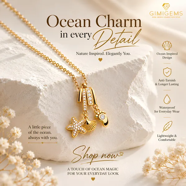 Oceanelle_Starfish_Seashell_&_Footprint_Pendant_Necklace