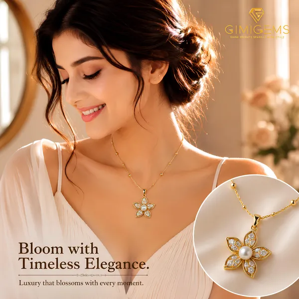 Bloom_Pearl_Floral_Pendant_Necklace_GIMIGEMS_18K_Gold-Plated,_Anti-Tarnish_316L_Stainless_Steel_Flower_Pendant_Necklace_for_Women_with_Pearl_&_CZ_Stones_|_Waterproof,_Hypoallergenic,_PVD_Gold_Plated_Daily_Wear_Jewelry_Gift