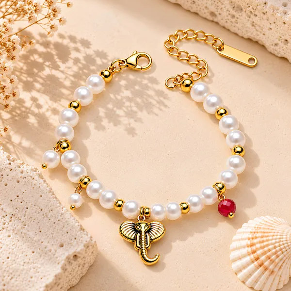 Pearl_Beaded_Elephant_Charm_Bracelet_–_GIMIGEMS_18K_Gold-Plated,_Anti-Tarnish