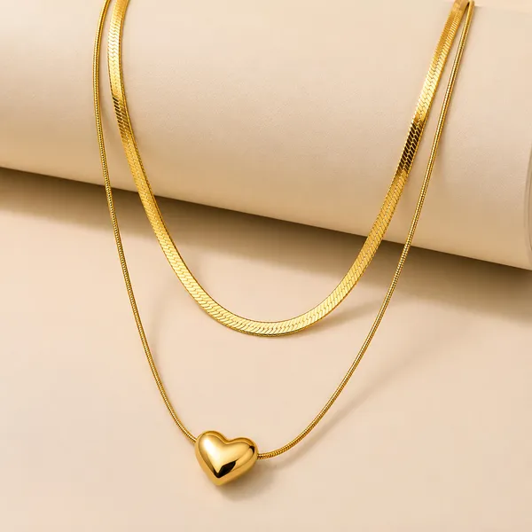 Puffed_Heart_Pendant_Necklace_–_GIMIGEMS_18K_Gold-Plated,_Anti-Tarnish_Heart_Necklace_for_Women_|_316L_Stainless_Steel_|_Waterproof_|_Hypoallergenic_|_Premium_PVD_Gold_Plated_Minimalist_Jewelry_Gift