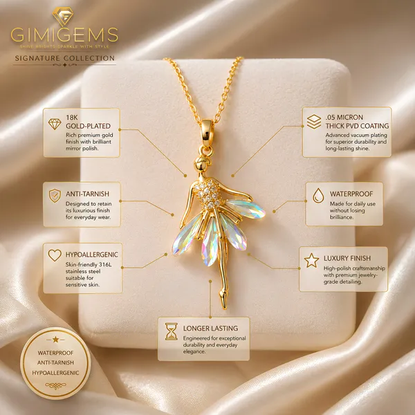 Fairy_Princess_Crystal_Pendant_Necklace_for_Women_–_GIMIGEMS_18K_Gold-Plated,_Anti-Tarnish_Necklace_|_316L_Stainless_Steel_PVD_Gold_Plated_Waterproof_Hypoallergenic_Luxury_Jewelry