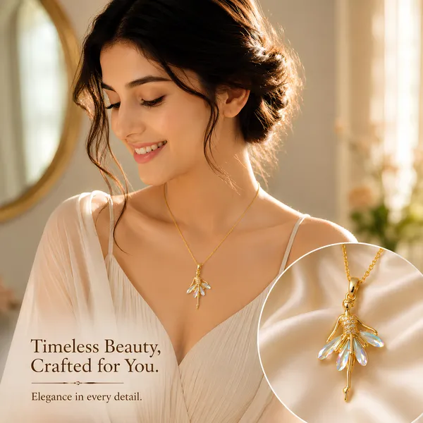 Fairy_Princess_Crystal_Pendant_Necklace_for_Women_–_GIMIGEMS_18K_Gold-Plated,_Anti-Tarnish_Necklace_|_316L_Stainless_Steel_PVD_Gold_Plated_Waterproof_Hypoallergenic_Luxury_Jewelry