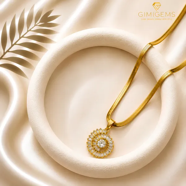 Sunburst_Halo_Solitaire_Pendant_Necklace_GIMIGEMS_18K_Gold-Plated,_Anti-Tarnish,_316L_Stainless_Steel_Waterproof_Necklace_for_Women_|_0.05_Micron_Thick_PVD_Gold_Plating_|_Hypoallergenic_Daily_Wear_CZ_Diamond_Pendant_Jewelry_Gift
