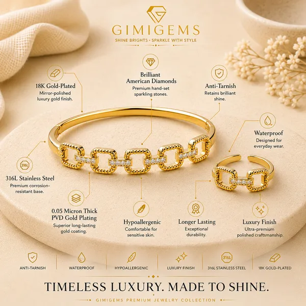 Luxury_Geometric_Link_Bracelet_&_Adjustable_Ring_Combo_Set_for_Women_|_GIMIGEMS_18K_Gold-Plated_Anti-Tarnish_316L_Stainless_Steel_Waterproof_Hypoallergenic_Luxury_Jewelry