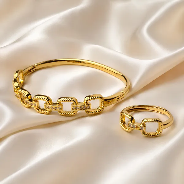Luxury_Geometric_Link_Bracelet_&_Adjustable_Ring_Combo_Set_for_Women_|_GIMIGEMS_18K_Gold-Plated_Anti-Tarnish_316L_Stainless_Steel_Waterproof_Hypoallergenic_Luxury_Jewelry