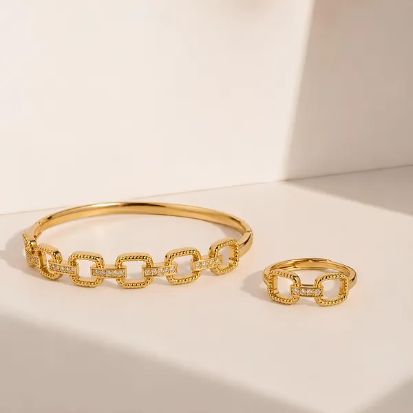 Luxury_Geometric_Link_Bracelet_&_Adjustable_Ring_Combo_Set_for_Women_|_GIMIGEMS_18K_Gold-Plated_Anti-Tarnish_316L_Stainless_Steel_Waterproof_Hypoallergenic_Luxury_Jewelry