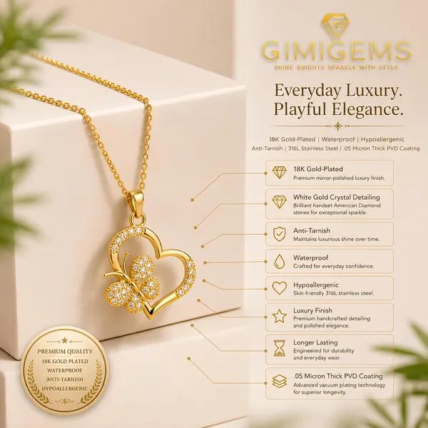 Fluttering_Heart_Butterfly_Pendant_Necklace_–_GIMIGEMS_18K_Gold-Plated,_Anti-Tarnish_316L_Stainless_Steel_Necklace_for_Women_|_Waterproof_Hypoallergenic_PVD_Gold_Jewelry