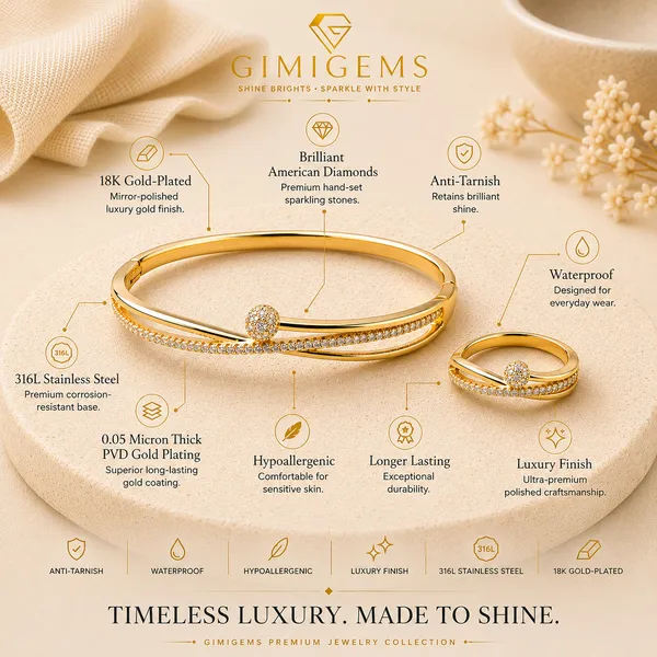 Twisted_Infinity_Adjustable_Bracelet_&_Ring_Combo_Set_|_GIMIGEMS_18K_Gold-Plated,_Anti-Tarnish,_316L_Stainless_Steel,_0.05_Micron_Thick_PVD_Gold_Plating,_Waterproof,_Hypoallergenic_Luxury_Jewelry_for_Women