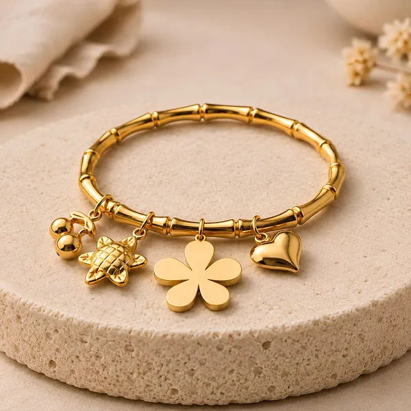 Bamboo_Multi-Charm_Flower_&_Heart_Bracelet_for_Women_|_18K_Gold_Plated_|_Anti_Tarnish,_Waterproof_&_Skin_Safe_Jewelry