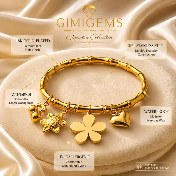 Bamboo_Multi-Charm_Flower_&_Heart_Bracelet_for_Women_|_18K_Gold_Plated_|_Anti_Tarnish,_Waterproof_&_Skin_Safe_Jewelry