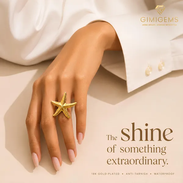 Starfish_Embrace_Adjustable_Statement_Ring_for_Women_|_GIMIGEMS_18K_Gold-Plated,_Anti-Tarnish_|_316L_Stainless_Steel_|_Hypoallergenic_|_Waterproof_|_PVD_Luxury_Finish_|_Boho_Ocean_Beach_Jewellery