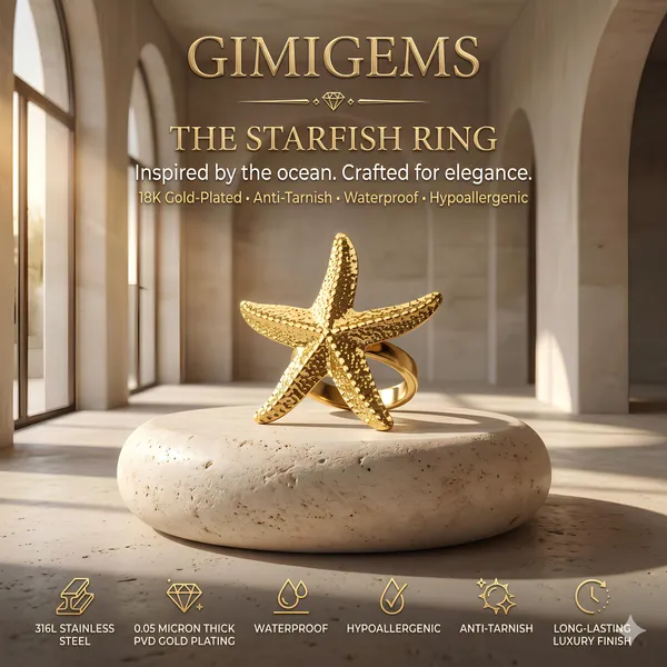 Starfish_Embrace_Adjustable_Statement_Ring_for_Women_|_GIMIGEMS_18K_Gold-Plated,_Anti-Tarnish_|_316L_Stainless_Steel_|_Hypoallergenic_|_Waterproof_|_PVD_Luxury_Finish_|_Boho_Ocean_Beach_Jewellery