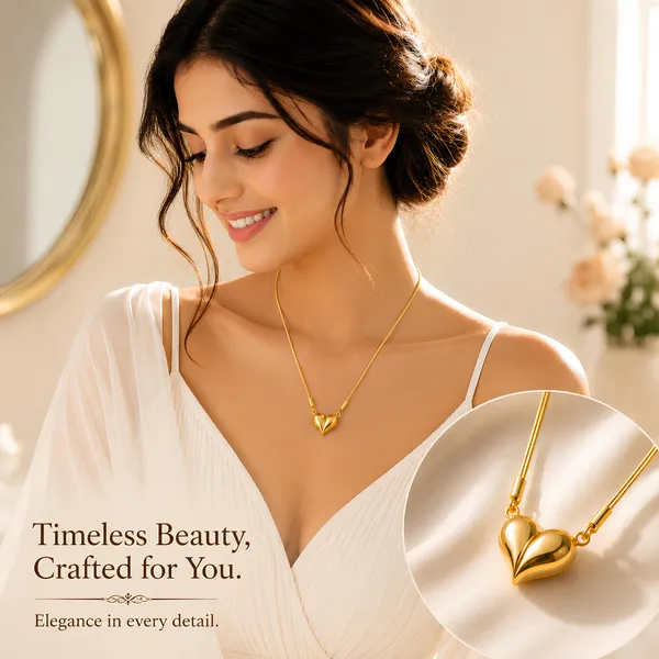 Anti_Tarnish_Gold_Tone_Magnetic_Heart_Pendant_Necklace_for_Women_&_Girls,_Elegant_Heart_Shape_Chain,_Minimalist_Jewellery_for_Daily_Wear,_Party_&_Gift
