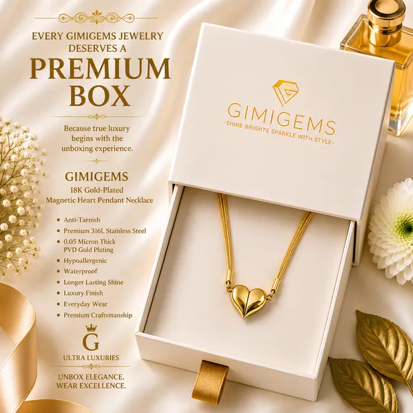 Anti_Tarnish_Gold_Tone_Magnetic_Heart_Pendant_Necklace_for_Women_&_Girls,_Elegant_Heart_Shape_Chain,_Minimalist_Jewellery_for_Daily_Wear,_Party_&_Gift