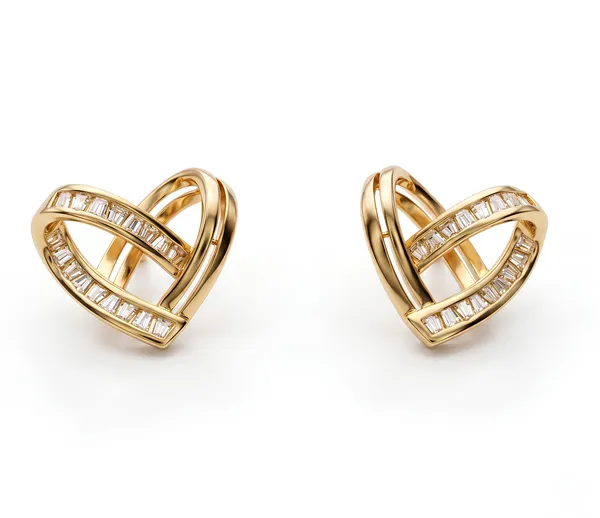 Gold-Toned_Heart-Shaped_Earrings_With_Baguette_Stone_Detailing