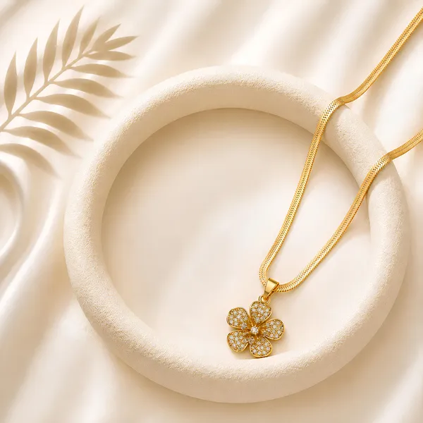 Floral_Crystal_Blossom_Pendant_Necklace_GIMIGEMS_18K_Gold-Plated,_Anti-Tarnish_316L_Stainless_Steel_Flower_Pendant_Necklace_for_Women_|_Waterproof_|_Hypoallergenic_|_.05_Micron_Thick_PVD_Gold_Plating_|_Daily_Wear_Luxury_Jewelry_Gift