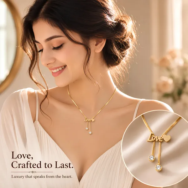 Gold-Toned_'Love'_Pendant_Necklace_With_Crystal_Drops