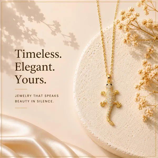 Sparkling_Lizard_Pendant_Necklace_With_Gold-Tone_Chain