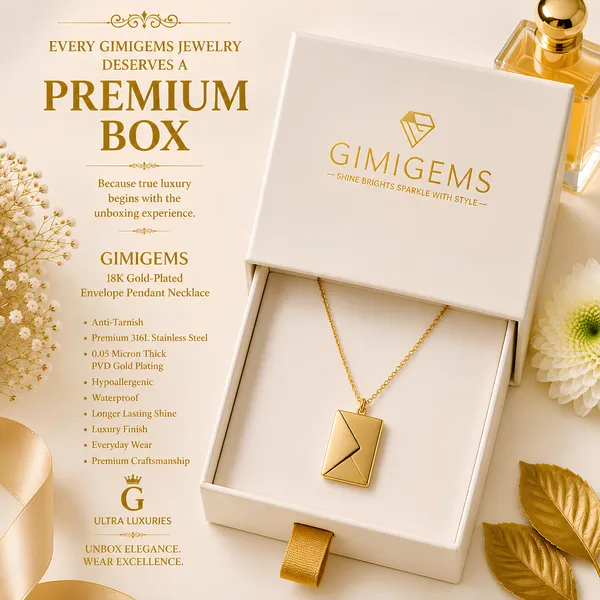 Golden_Rectangular_Envelope_Pendant_Necklace