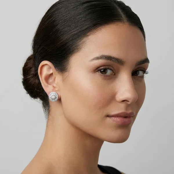 Sparkling_Round_Crystal_Stud_Earrings_-_Silver_Tone