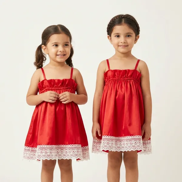 Red_Satin_Cotton_Satin_Satin_Dress_For_Kids_Girls
