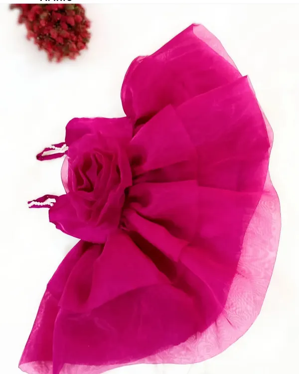 Pink_Organza_Organza_Frock_For_Kids_Girls