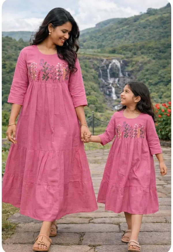 mother_daughter_cotton_kurta_set