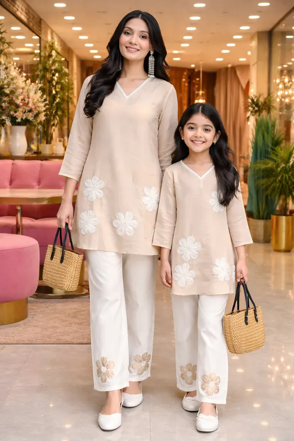 mother_daughter_cotton_kurta_set