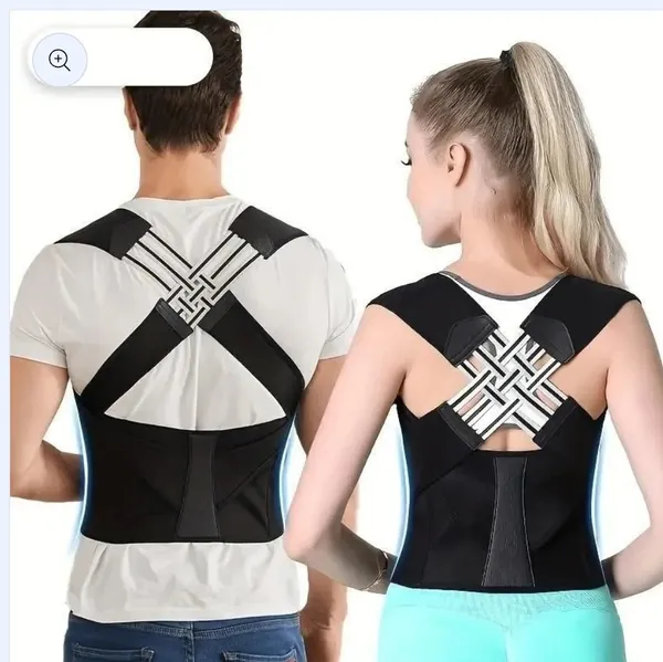 Black_Adjustable_Back_Posture_Corrector_Slouching_Relieve_Pain_Belt