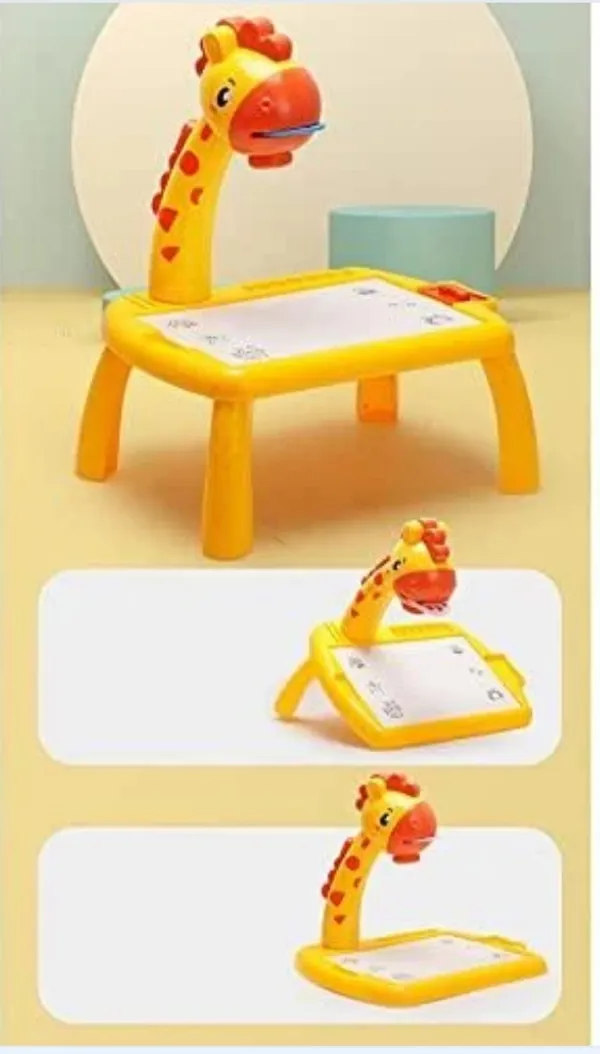 Yellow_Projector_Drawing_Desk,_Painting_Board_For_Kids