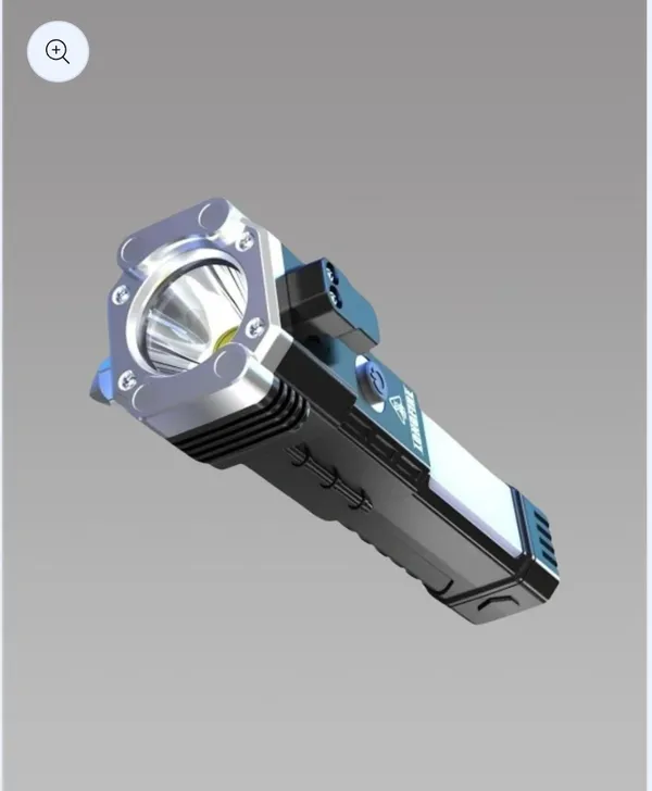 Black_Portable_Rechargeable_Torch_Led_Flashlight