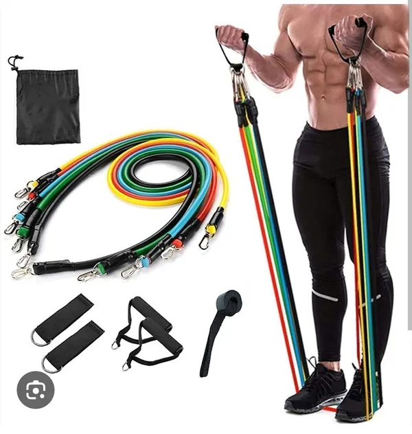 Multicolour_Resistance_Bands_Pack_Of_11